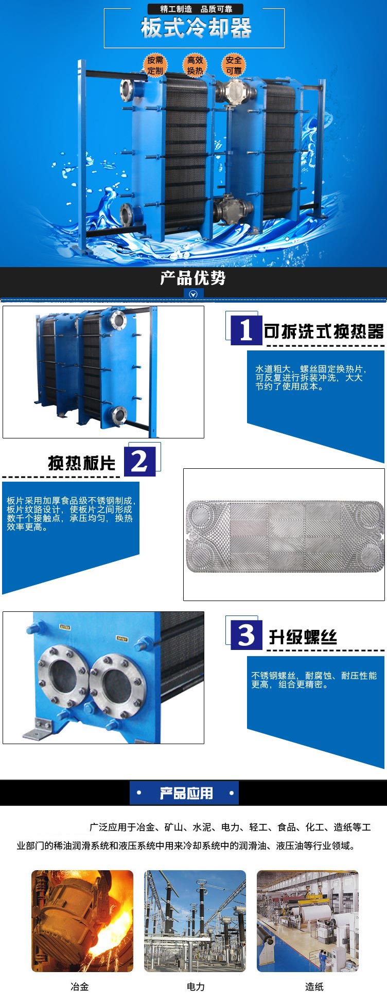 雙聯(lián)板式冷卻器詳情頁